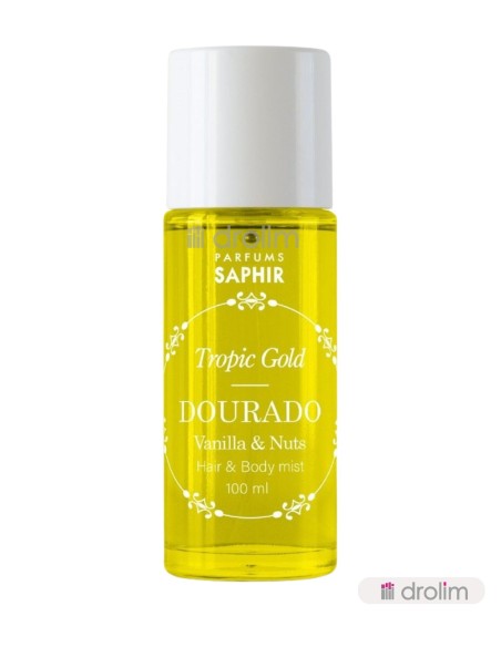 Bruma Saphir Tropic Gold Dourado para cuerpo y cabello.