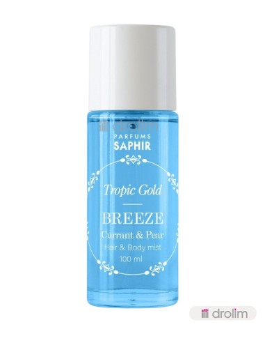 Bruma Saphir Tropic Gold Breeze para cuerpo y cabello.