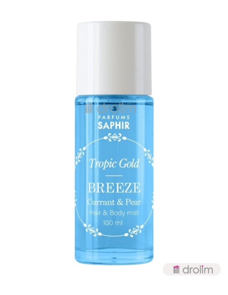 Bruma Saphir Tropic Gold Breeze para cuerpo y cabello.