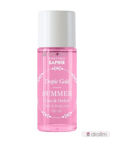 Bruma Saphir Tropic Gold Summer para cuerpo y cabello.
