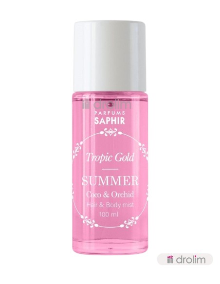 Bruma Saphir Tropic Gold Summer para cuerpo y cabello.