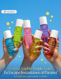 Bruma Saphir Tropic Gold Beach para cuerpo y cabello. 2