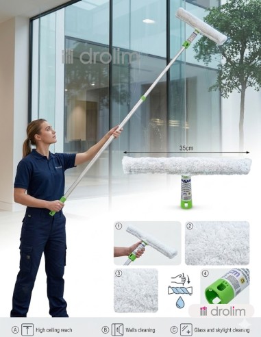 Limpiador de Techos y Paredes Profesional 35cm | Drolim