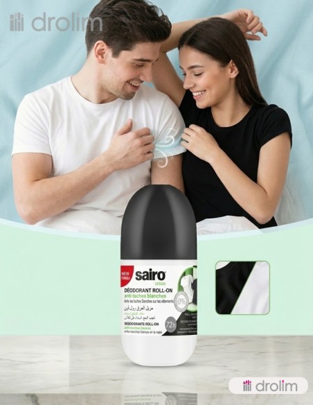 Desodorante unisex Sairo anti-manchas blancas y amarillas