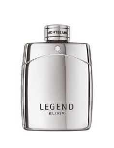 Frasco metalizado Legend Elixir Montblanc acabado espejo.