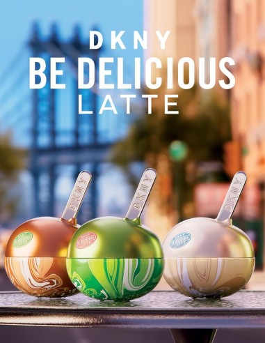 Colección DKNY Be Delicious Latte fragancias gourmet.