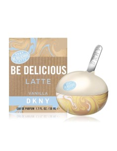 Frasco de diseño jaspeado DKNY Latte Vanilla edición limitada. 2