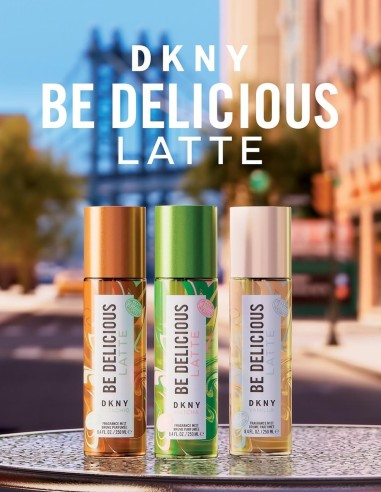 Set completo Body Mists DKNY Latte Matcha Vanilla Pistachio.