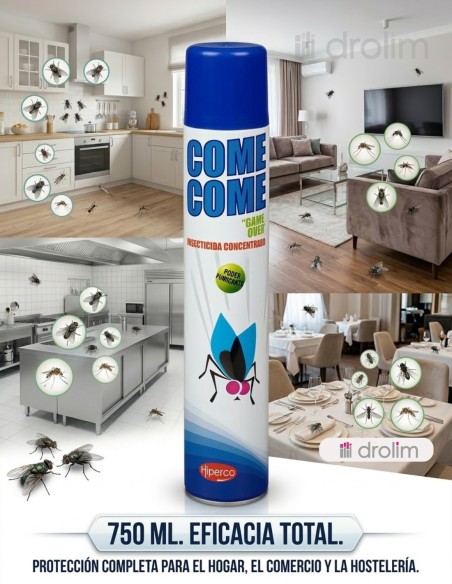 COME COME Insecticida Concentrado 750 ml - Control de Insectos
