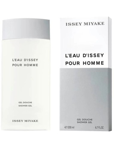 Pack y envase de 200 ml de gel de baño para hombre.