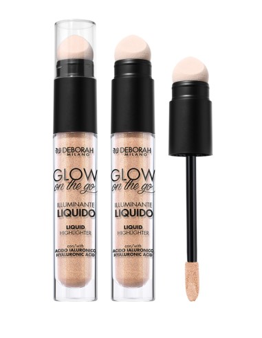 Iluminador líquido Glow On The Go Pink Gold Deborah Milano.