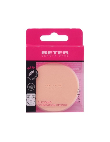 Envase de la esponja de maquillaje fluido sin latex ovalada Beter Beauty Care