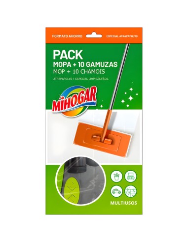 Mopa multiusos para limpieza fácil de suelos y muebles