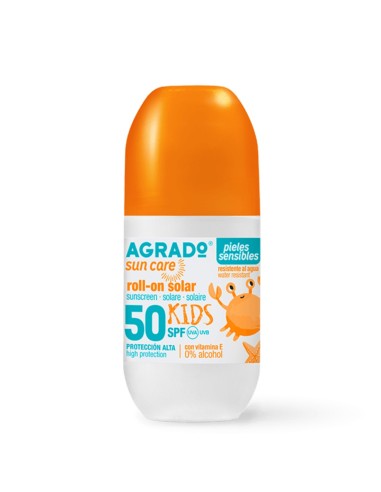 Agrado Sun Care Roll-on Solar Kids SPF 50