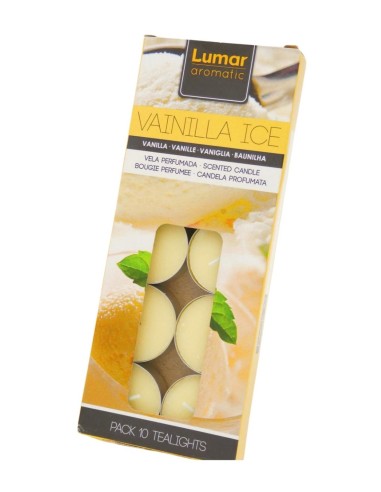 Pack 10 lamparillas aromáticas Vainilla Ice Lumar.