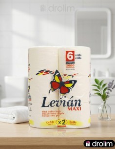 Levian Papel Higiénico 6 Rollos Maxi Pack (40 m) | Drolim.com 2