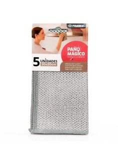 Pack 5 unidades Paño Mágico PAMEX 20x20 cm Cocina.