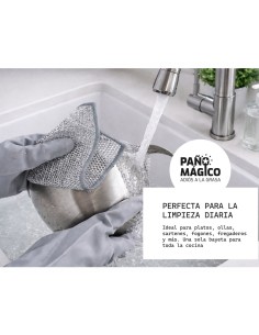Pack 5 unidades Paño Mágico PAMEX 20x20 cm Cocina. 2