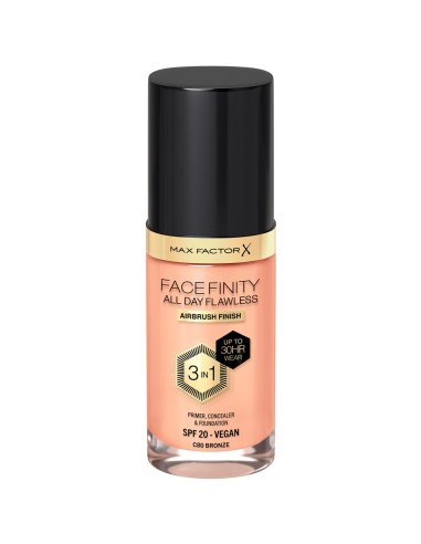Base Max Factor Face Finity 3 en 1 Tono C80 Bronze