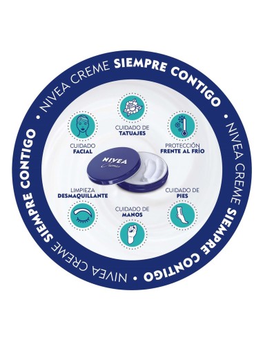 Nivea Crema Hidratante Lata Azul 75 ml | Formato Viaje