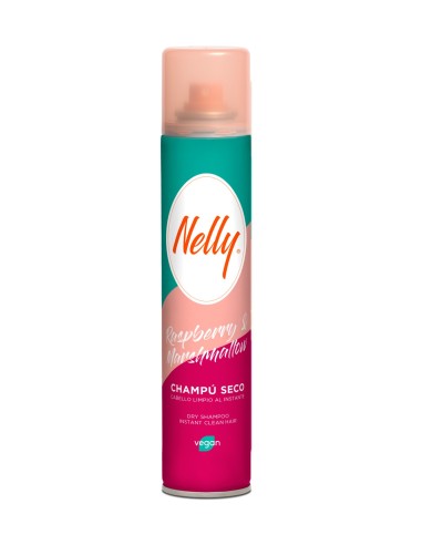 Champú en seco Nelly Raspberry & Marshmallow 200ml vegano