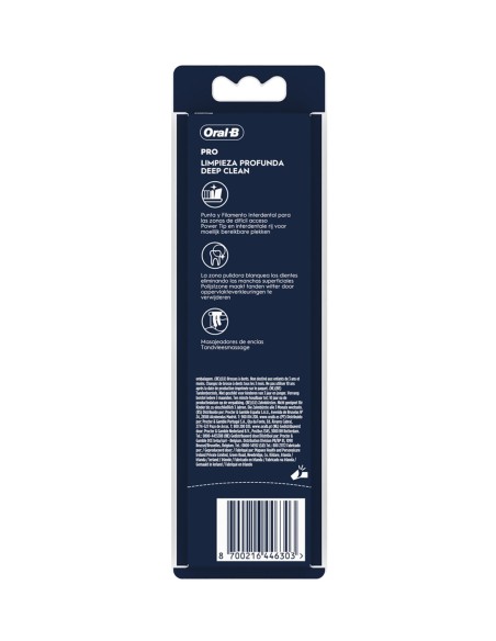 Cepillo dental medio para eliminar placa y manchas superficiales