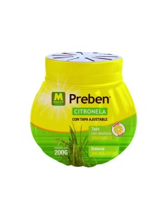 Gel de citronela Preben 200g para protección antimosquitos