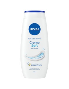 Gel de baño Nivea Creme Soft con aceite de almendras.