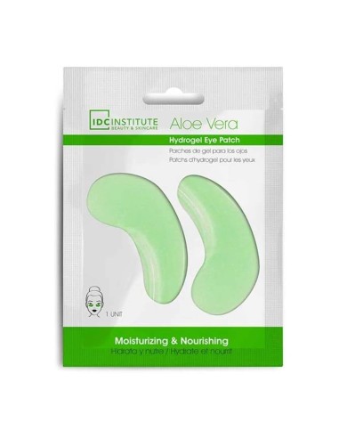 Sobre de parches de hidrogel para los ojos con Aloe Vera de IDC Institute
