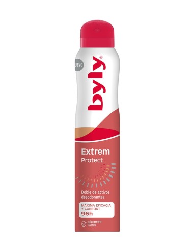Desodorante Byly Extrem Protect spray 200ml máxima eficacia