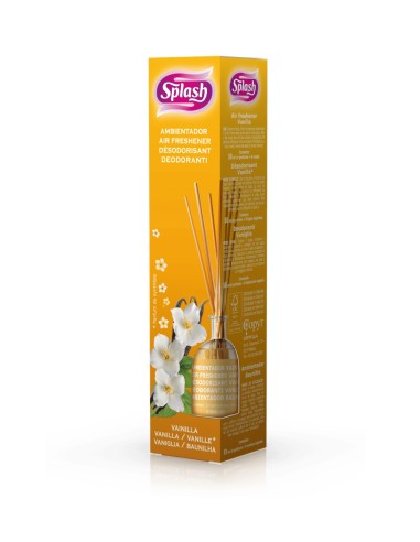 Ambientador Mikado Splash aroma Vainilla 50ml con varillas