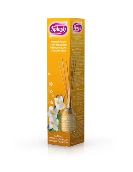 Ambientador Mikado Splash aroma Vainilla 50ml con varillas