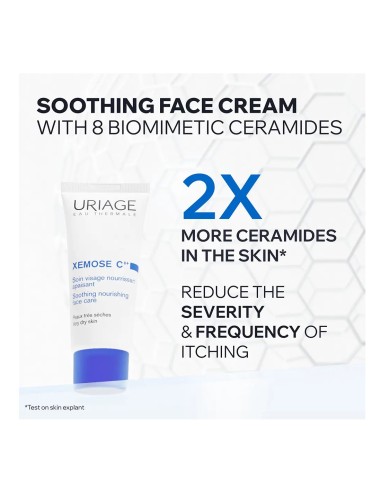 Crema hidratante reconstructora Uriage Hyséac R de 40 ml.