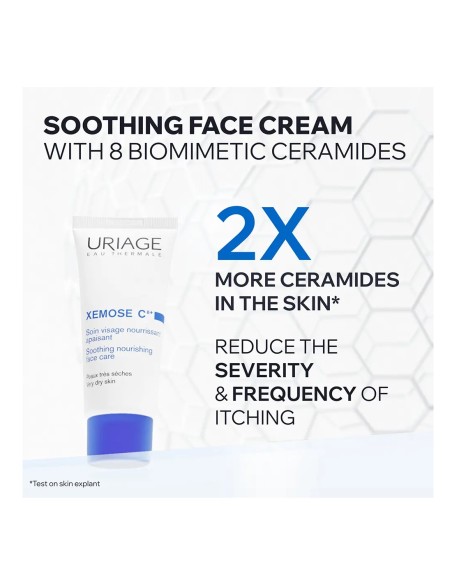 Crema hidratante reconstructora Uriage Hyséac R de 40 ml.