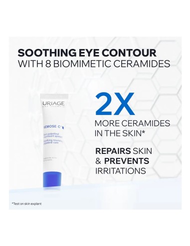 Cuidado calmante antia-picor para el contorno de ojos Uriage.