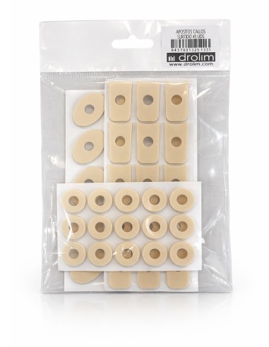 Pack 45 protectores adhesivos para callos y rozaduras