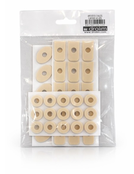 Pack 45 protectores adhesivos para callos y rozaduras