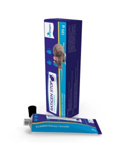 Tubo de cola adhesiva Ratigen Stop para control de roedores.