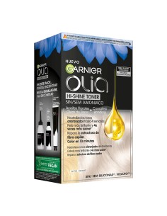 Pack Olia Hi-Shine Toner Rubio Platino Garnier sin amoniaco