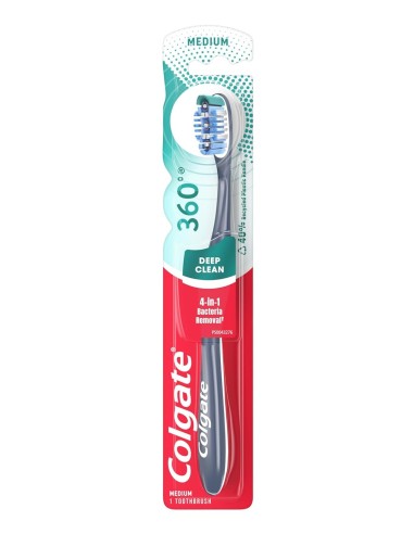 Cepillo dental Colgate 360 Deep Clean dureza media