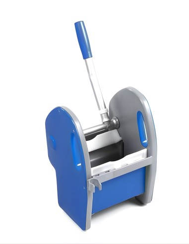 Prensa profesional IPC para fregonas industriales azul y gris
