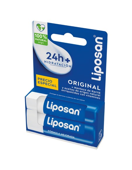 Pack ahorro Liposan Original 2 unidades azul