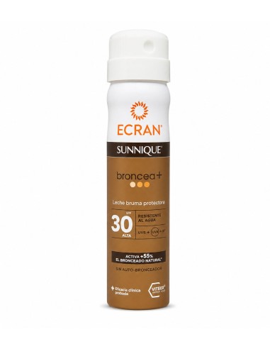 Ecran Sunnique Broncea+ SPF30 Leche Bruma 75 ml.
