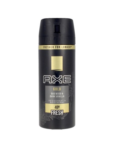 Desodorante Axe Gold spray aroma Oud Wood y Dark Vanilla