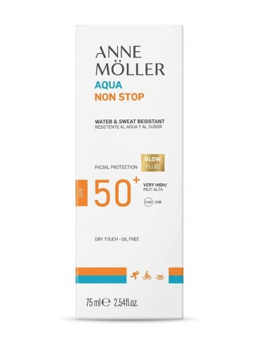 Protector solar iluminador Anne Möller Glow Fluid SPF50+.