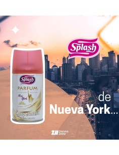 Recambio ambientador automático Splash Parfum New York 250ml. 2