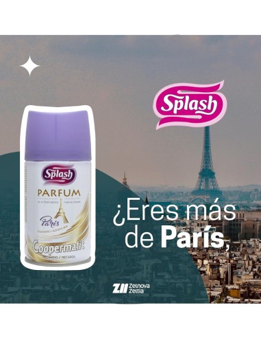 Spray de fragancia romántica y sofisticada para el hogar.