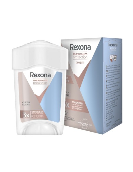 Rexona Maximum Protection Clean Scent Crema 45ml | Drolim