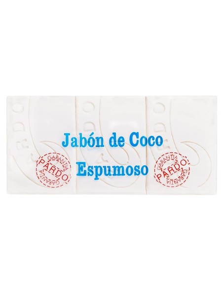 Jabón de coco espumoso Pardo para limpieza tradicional
