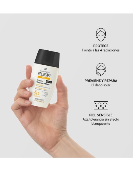 Protector solar mineral Heliocare para piel sensible